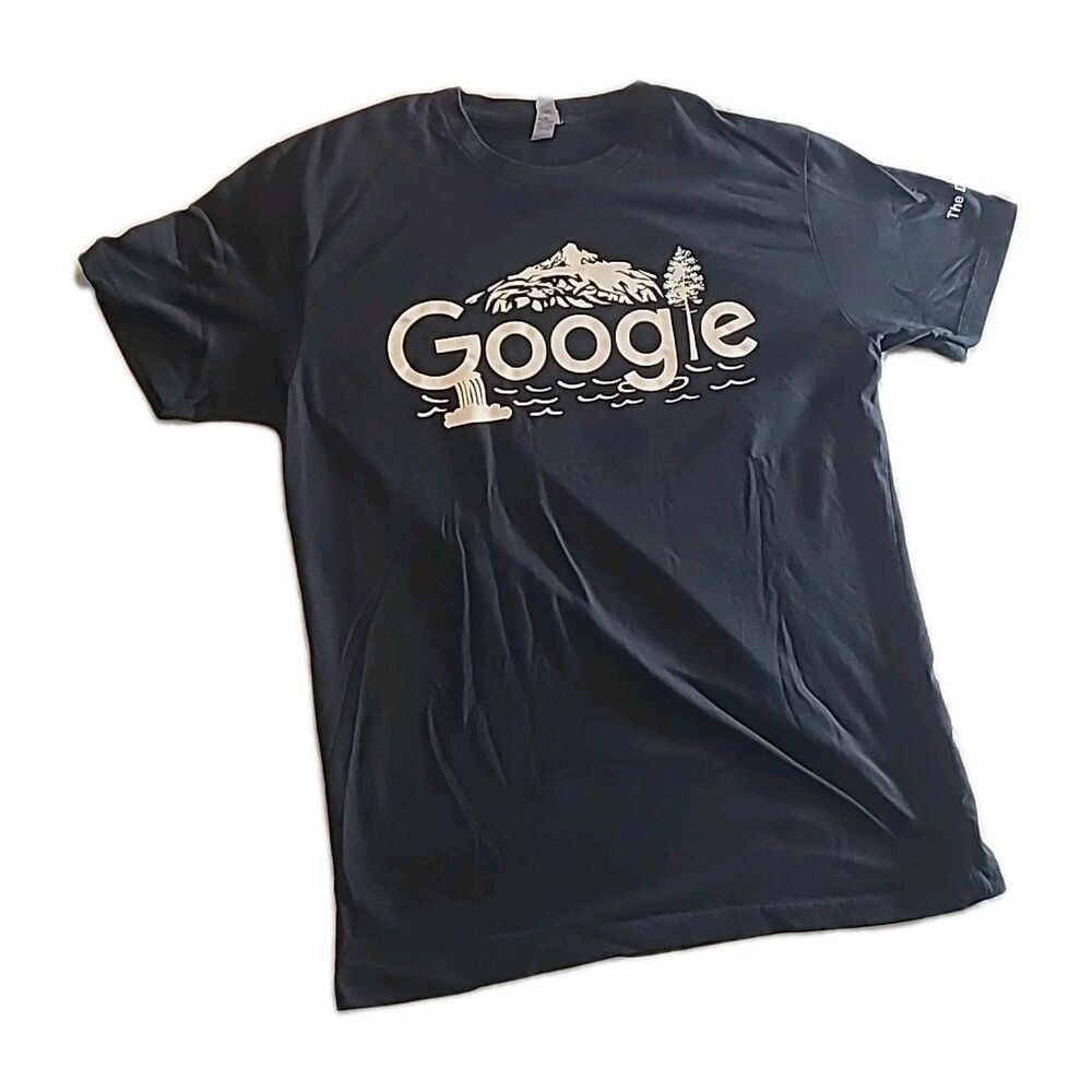 Womens Next Level Google Black Tee Shirt size M